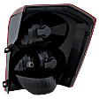 Driver Side Tail Light, with Bulb, Halogen, Clear and Red Lens