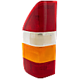 Driver Side Tail Light, with Bulb, Halogen, Amber, Clear and Red Lens, Base Model, 5 Cyl., 2.7L Engine
