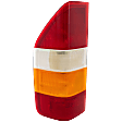 Driver Side Tail Light, with Bulb, Halogen, Amber, Clear and Red Lens, Base Model, 5 Cyl., 2.7L Engine