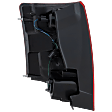Passenger Side Tail Light, with Bulb, LED, Clear and Red Lens, 6 Cyl., 3.6L Engine