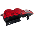 Passenger Side Tail Light, with Bulb, LED, Clear and Red Lens, 6 Cyl., 3.6L Engine
