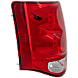 Driver Side Tail Light, With bulb(s), LED, Clear and Red Lens, 6 Cyl., 3.6L Engine, CAPA Certified