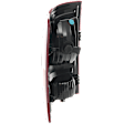 Passenger Side Halogen Tail Light, with Bulb, CAPA Certified