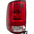 Driver Side Halogen Tail Light, with Bulb