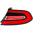 2016 Dodge Dart - Passenger Side, Outer Halogen Tail Light, With bulb(s), Mounts on Body, OE Replacement