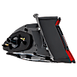 2016 Dodge Dart - Passenger Side, Outer Halogen Tail Light, With bulb(s), Mounts on Body, OE Replacement