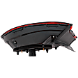 2016 Dodge Dart - Passenger Side, Outer Halogen Tail Light, With bulb(s), Mounts on Body, OE Replacement