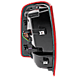 2013-2018 Ram 1500 - Passenger Side Tail Light, with Bulb, LED, Clear and Red Lens, Black Interior, With Sport Type, CAPA CERTIFIED