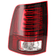 Driver Side Tail Light, with Bulb, LED, Clear and Red Lens, Black Interior, With Sport Type