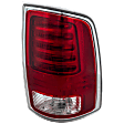 Passenger Side Tail Light, with Bulb, LED, Clear and Red Lens, Chrome Interior, With Premium Type, CAPA CERTIFIED