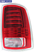 Passenger Side Tail Light, with Bulb, LED, Clear and Red Lens, Chrome Interior, With Premium Type, CAPA CERTIFIED