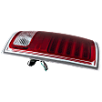 Driver Side Tail Light, with Bulb, LED, Clear and Red Lens, Chrome Interior, With Premium Type