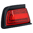 Driver Side, Outer Tail Light, with Bulb, LED, Red Lens