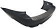 Rear Primed Bumper Cover, With Black Trim, Stow and Go Seat, Without Parking Aid Sensor Holes
