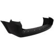 Rear Primed Bumper Cover, Without Parking Aid Sensor Holes, CAPA Certified