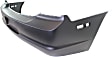 Rear Primed Bumper Cover, Without Parking Aid Sensor Holes, Except SRT8, CAPA Certified