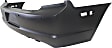 Rear Primed Bumper Cover, With Parking Aid Sensor Holes, Except SRT8 Model