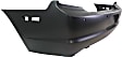 Rear Primed Bumper Cover, With Parking Aid Sensor Holes, Except SRT8 Model