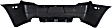 Rear Primed Bumper Cover, With Parking Aid Sensor Holes, Except SRT8 Model