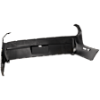 Rear Primed Bumper Cover, Without Parking Aid Sensor Holes