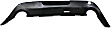 Rear, Lower Bumper Cover, Textured, With Chrome Trim
