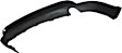 Rear, Lower Bumper Cover, Textured, 2-Piece Design, With Single Exhaust Hole, CAPA CERTIFIED