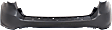 Rear Primed Bumper Cover, For Models without Parking Aid Sensor, CAPA Certified