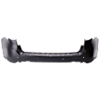 Rear Primed Bumper Cover, For Models with Blind Spot Sensor and Parking Aid Sensor