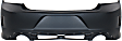 Rear Primed Bumper Cover, For Models Without Blind Spot Sensor and Park Assist System