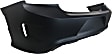 Rear Primed Bumper Cover, For Models Without Blind Spot Sensor and Park Assist System