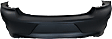 Rear Primed Bumper Cover, For Models Without Blind Spot Sensor and Park Assist System