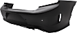 Rear Primed Bumper Cover, For Models With Park Assist System, CAPA Certified