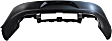 Rear Primed Bumper Cover, For Models Without Blind Spot Sensor and Park Assist System