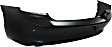 Rear Primed Bumper Cover, For Models With Park Assist System, CAPA Certified