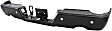Step Bumper, Powdercoated Black Face Bar Only; With pad provision Without mounting bracket(s)