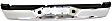 2005-2010 Dodge Dakota - Step Bumper, Chrome Face Bar and Pads Without mounting bracket(s)