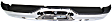 2005-2010 Dodge Dakota - Step Bumper, Chrome Face Bar and Pads Without mounting bracket(s)