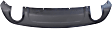 Rear Valance, Textured, With Dual Exhaust Holes, CAPA CERTIFIED