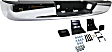 Step Bumper, Chrome Face Bar and Pads With mounting bracket(s)