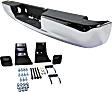 Step Bumper, Chrome Face Bar and Pads With mounting bracket(s)