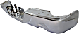 Step Bumper, Chrome Face Bar Only; With pad provision Without mounting bracket(s)