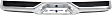 1999 Dodge Dakota - Step Bumper, Chrome, Face Bar and Pads, With mounting bracket(s)