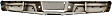 1999 Dodge Dakota - Step Bumper, Chrome, Face Bar and Pads, With mounting bracket(s)