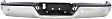 2023 Ram 1500 Classic Express - Step Bumper, For Models With Single Exhaust, Type 2, Chrome, Face Bar and Pads, Without mounting bracket(s)