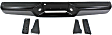 1997-2004 Dodge Dakota - Step Bumper, Powdercoated Black Face Bar and Pads With mounting bracket(s)