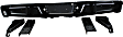 1997-2004 Dodge Dakota - Step Bumper, Powdercoated Black Face Bar and Pads With mounting bracket(s)