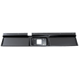 Rear Roll Pan, Steel, with License Plate Provision, includes License Plate Light and Mounting Hardware