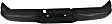 2017 Ram 1500 Tradesman 6 Cyl 3.6L - Step Bumper, For Models Without Parking Aid Sensor, With Single Exhaust, Powdercoated Black, Face Bar and Pads, Without mounting bracket(s)