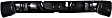 2017 Ram 1500 Tradesman 6 Cyl 3.6L - Step Bumper, For Models Without Parking Aid Sensor, With Single Exhaust, Powdercoated Black, Face Bar and Pads, Without mounting bracket(s)