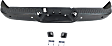 Step Bumper, Powdercoated Black Face Bar and Pads Without mounting bracket(s)